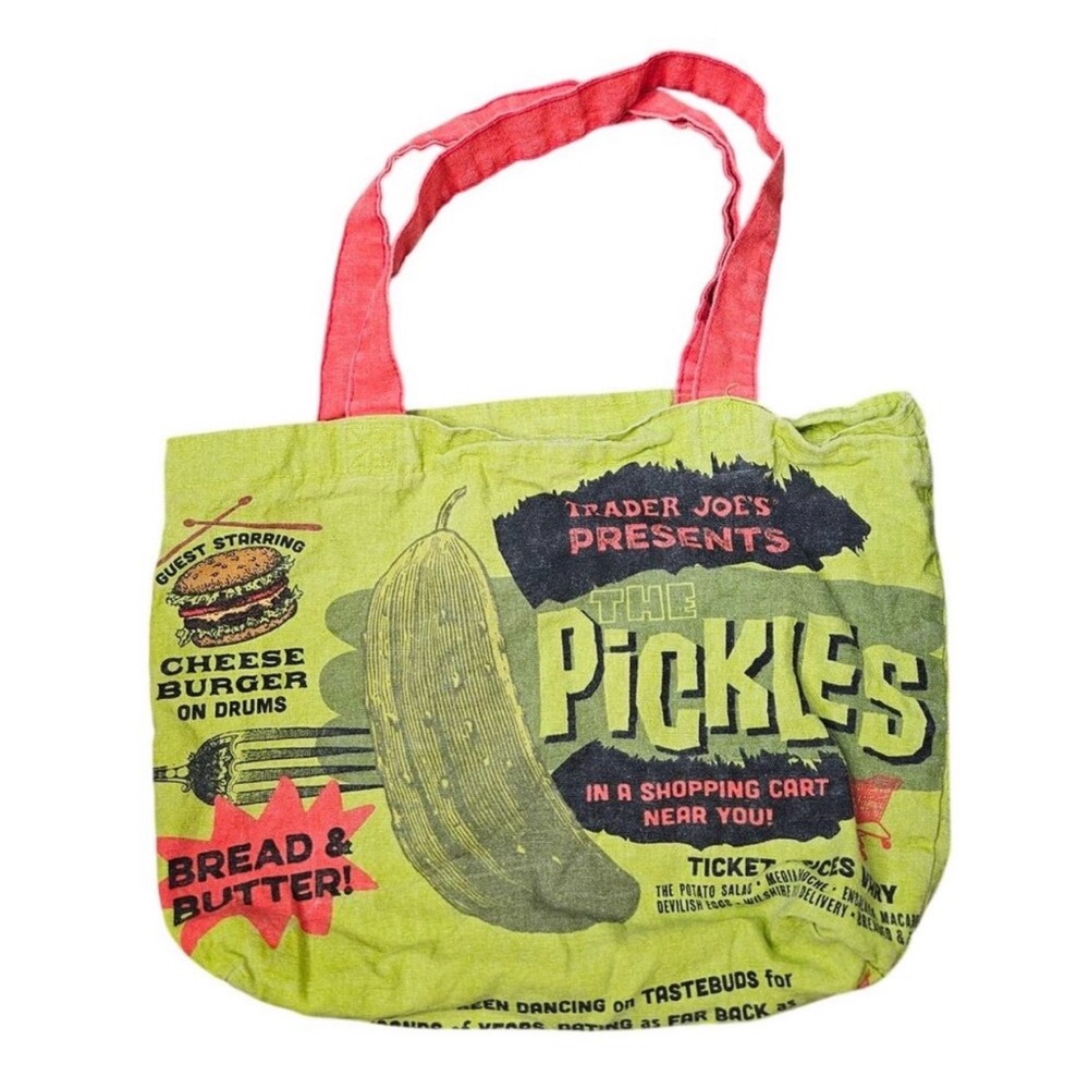 Trader Joe’s Pickles Graphic Tote Bag